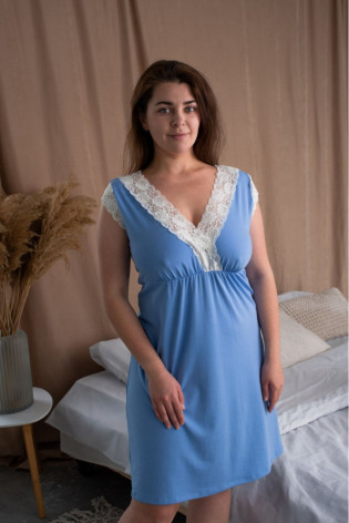 Домашнее платье-сорочка большого размера Nancy